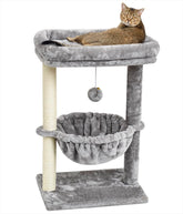 SYANDLVY cat tree top perch offers a cozy elevated view for indoor cats.