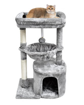 SYANDLVY small cat tree top perch offers elevated view and resting spot.