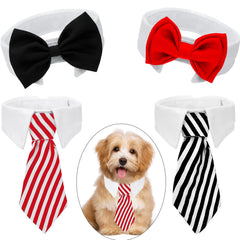 Syhood pet bow tie in black with adjustable closure for comfortable daily wear.