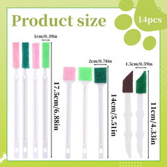 SynHHnergyx five-bristle brushes for different sizes, efficient dust and hair removal