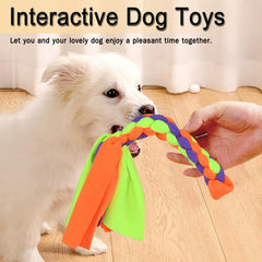 SYOOOY teeth-cleaning rope toy provides gentle gum massage while chewing.