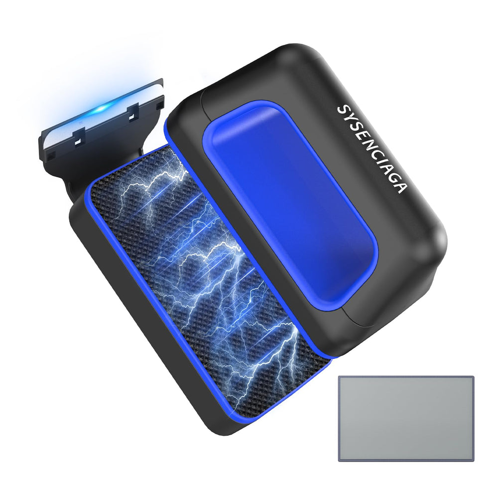 SYSENCIAGA aquarium magnet glass cleaner on tank offers secure magnetic attachment for easy cleaning