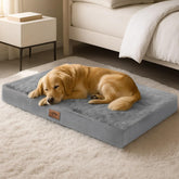 Sytopia indestructible dog bed 42-inch with orthopedic support for large dogs.