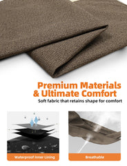 Sytopia removable washable cover for quick, easy cleanup.