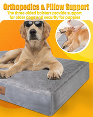 Sytopia waterproof removable cover on top of egg-crate foam for easy cleanup.