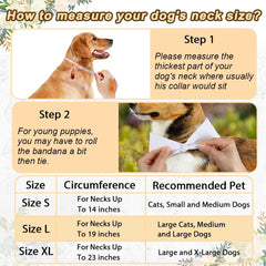 SZEE dog bandana worn on dog creates a wedding-ready look.