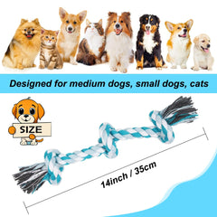 SZEE dog tug-war blue toy used in interactive play sessions.