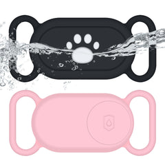 SZJCLTD SmartTag2 dog collar holder pack black pink for secure tag attachment.