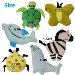 SZKOKUHO puppies-rope-toys-teething close-up showcases fibrous interior aiding gentle dental cleaning