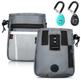 SZO dog treat pouch 3 ways to wear shown for hands-free training at the park