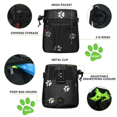 SZO dog treat pouch waist belt strap enables hands-free training
