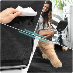 szyuchen dog car seat cover easy-install quick setup with headrest clips