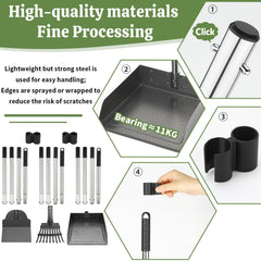 T2Y Pooper Scooper rust-resistant surface cleans easily after use.