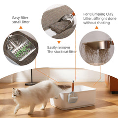 TabifurKitc long-oak-handle provides comfortable reach for daily scooping