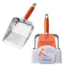 TabifurKitc rustproof stainless-steel litter scoop ready for daily long-lasting use