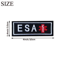 TACVEL patch close-up shows crisp embroidery and secure hook-and-loop backing