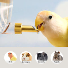 tafit chew-proof brass nozzle for durable pet drinking