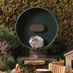 Tafit dual-bearings wheel offers smooth, quiet operation for small pets.