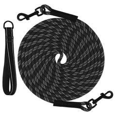 Taglory long training leash padded-handle for comfortable grip during long walks.