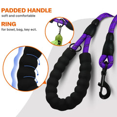 Taglory Rope Dog Leash half-inch-diameter provides sturdy control for medium to large dogs.