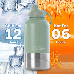Tail Wagging Love 3in1 bottle water compartment highlights easy access to clean drinking water on the go.