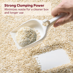 Tail&Tale fast-clumping pellets demonstrate quick hardening for easy scooping