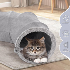 TailTastic S-shaped tunnel layout demonstrates 59x15-inch design and exits