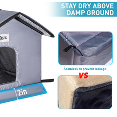 TailTastic weatherproof cat house foil insulation traps heat for warmth