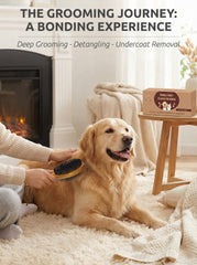 TAKAVU pin & bristle brush smoothing side distributes natural oils for shine