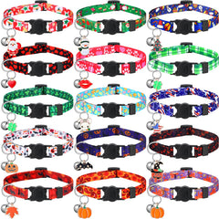Talltalk holiday cat collars packaging shows festive varieties for photo-worthy holiday moments.