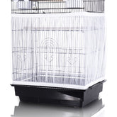 Tamu style bird cage seed catcher wraps around cages to reduce mess.