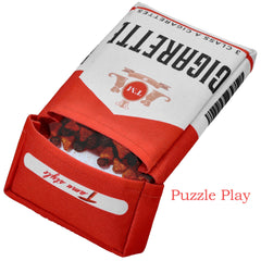 Tamu style stuffed plush dog toy closeup emphasizes cuddle-worthy material for comforting games