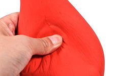 Tamu style rubber chicken toy squeak-on-bite promoting interactive bonding during solo play