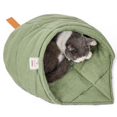 TANGN Cat Sleeping Bag soft fabric for cozy naps.