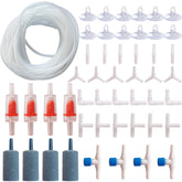 TANOMA airline tubing 26 ft bundle showing flexible length for easy aquarium setup.