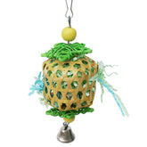 TANOMA bird-toys hanging toy 7x2-5 inch promotes enrichment for conures.