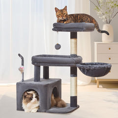 Taoqimiao MS043G cat tree base offers sturdy foundation for jumping indoor cats