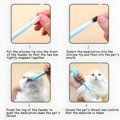 TAOZUA Cat Pill Shooter piston-action demonstrates quick, controlled pill delivery