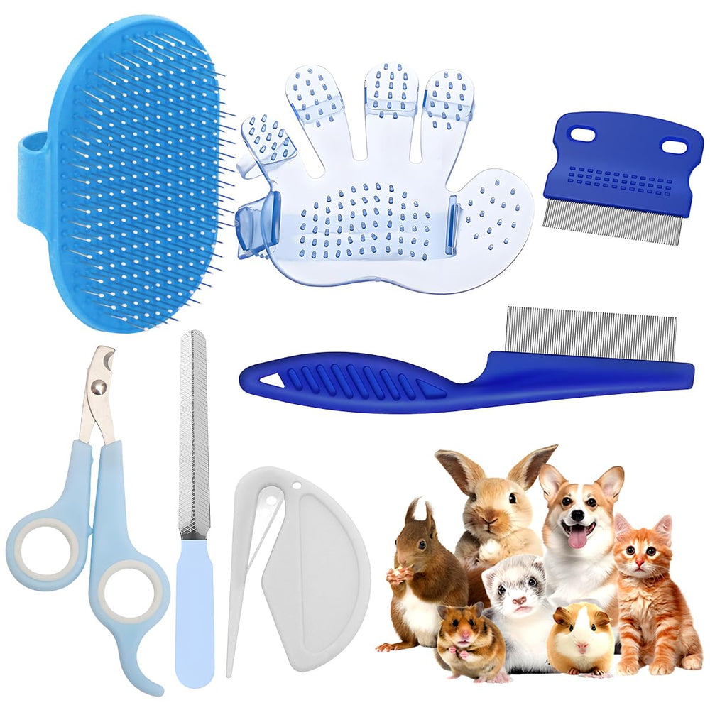 TARANDUS rabbit grooming kit all-in-one tools for gentle pet care.
