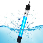 Tararium 7W aquarium light in filter-area installation for clearer water.