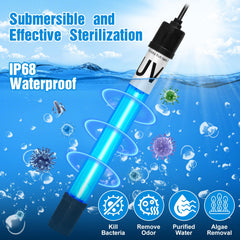 Tararium 7W helps reduce green-brown cloudiness in tank.