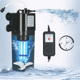 TARARIUM aquarium U-V filter installed in 10-40 gallon tank for clear water