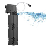Tararium crystal 300GPH filter pump keeps water clear and circulating.