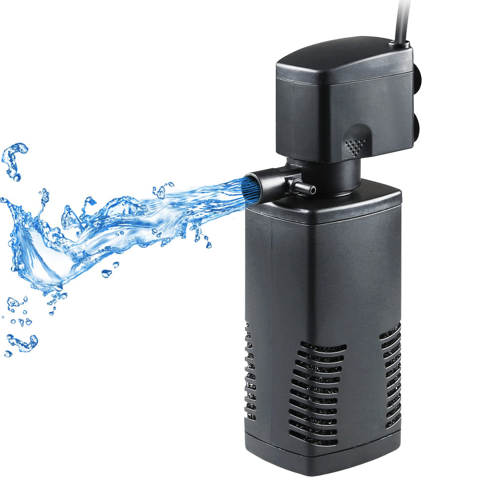 Tararium fish tank filter setup demonstrates easy install for beginner aquarists.