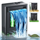 Tararium Turtle Tank Filter UV-light demonstrates odor control and clearer water.
