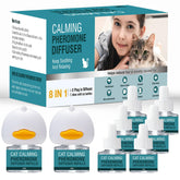 Taraxa Cat Calming Diffuser main unit blue promotes calm in busy multi-cat households.