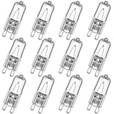 Tarpop G9 heat lamp bulbs 12-pack for reptile terrariums provide reliable warmth