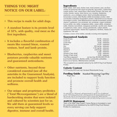 Taste of the Wild High Prairie served dog meal in a bowl for daily energy