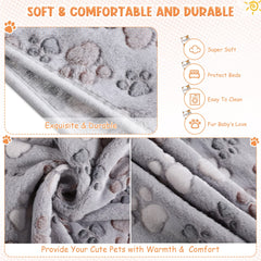 Tatuo pet blanket versatile for couch, bed, or travel.