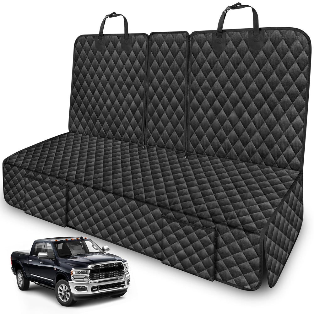 TAUYANG dog car seat cover back seat for Dodge RAM fit protects upholstery during long trips